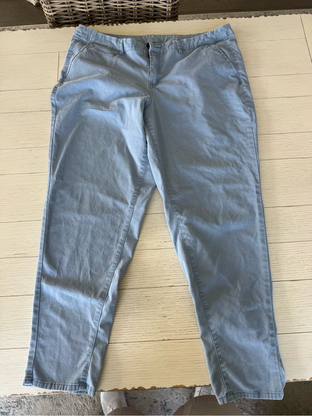 Lane Bryant Light Blue boyfriend chino Pants